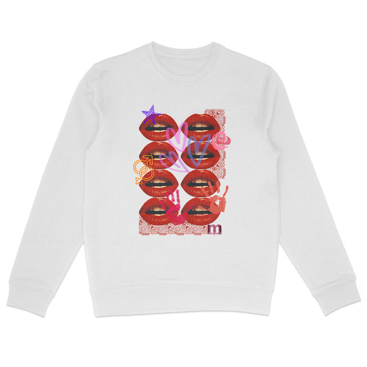 Sweat-shirt Léger femme margouilla - lipsa mare blanc