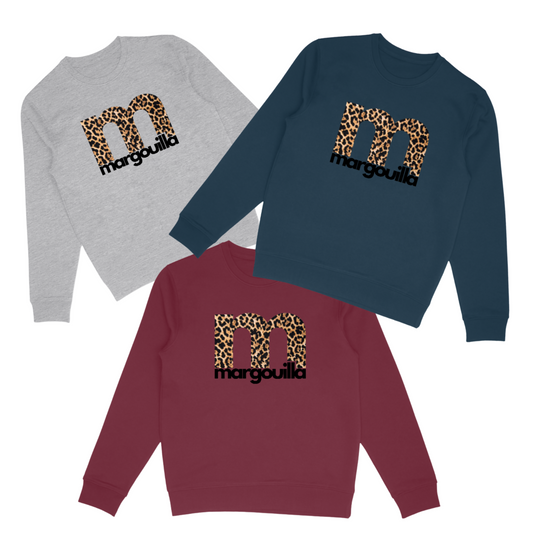 Sweat_margouilla_leger_ecologique_leopard gris marine bordeaux