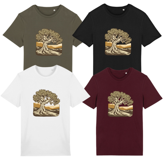 T-shirt margouilla homme _l_ger_coton_bio olivier paysage_