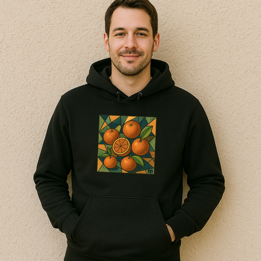 Sweat à capuche margouilla Léger "clémentines Corse"