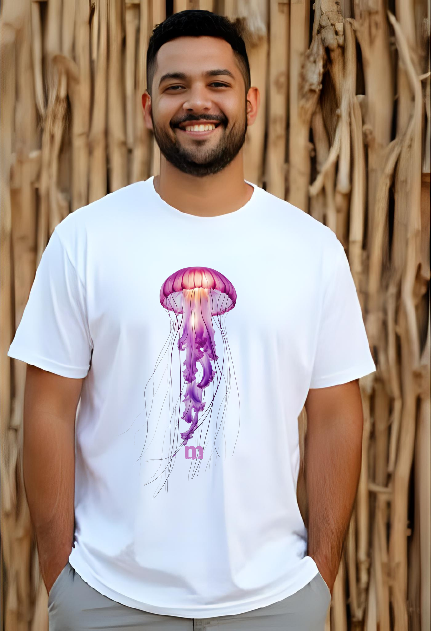 t-shirt_ margouilla homme leger coton bio meduse