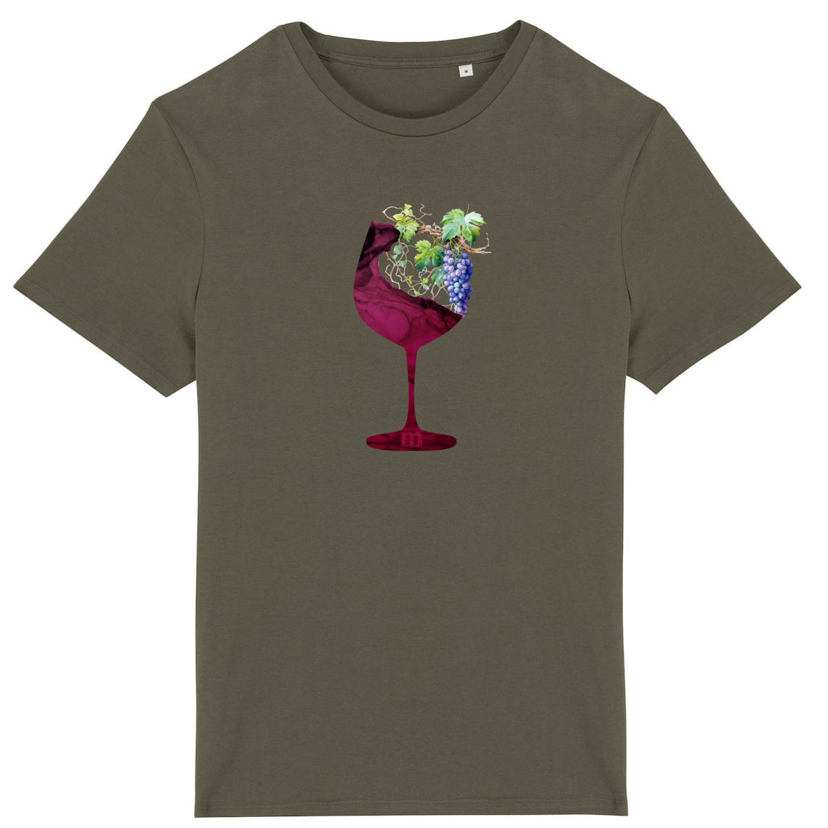 T-shirt léger 100% coton bio Verre de vigne