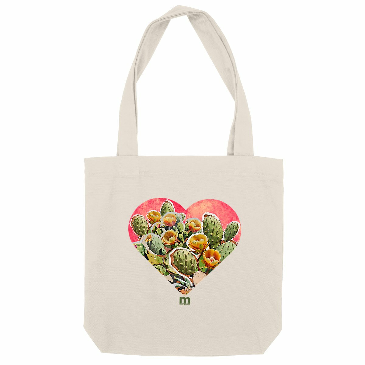 Totebag épais 100% recyclé coeur