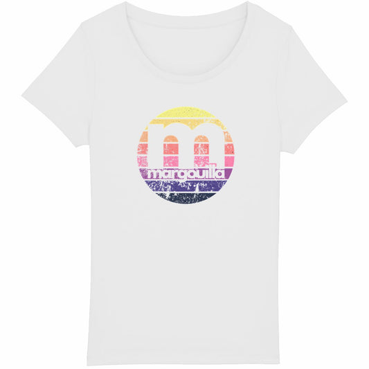 T-shirt Femme Léger 100% Coton Bio margouilla "coucher de soleil"