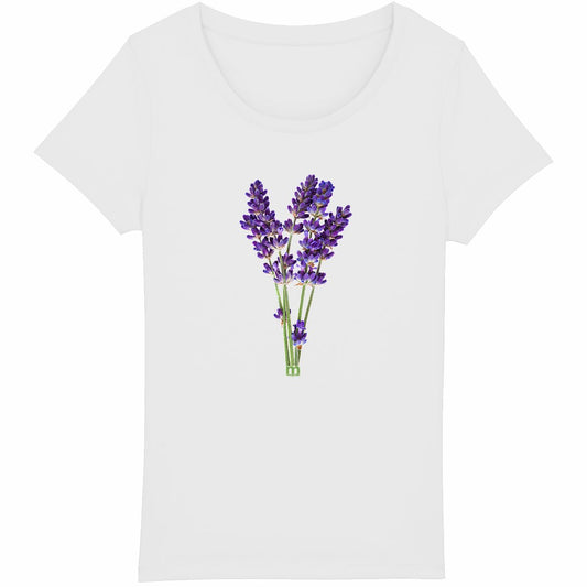 T-shirt Femme Léger 100% Coton Bio Lavande