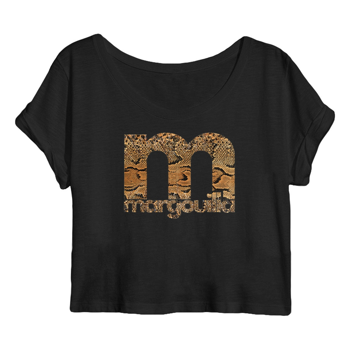Crop top Femme 100% coton bio Serpent