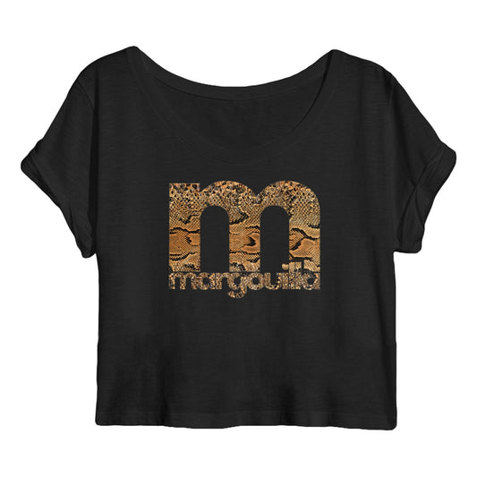 Crop top Femme 100% coton bio Serpent