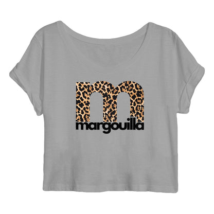 Crop top Femme 100% coton bio Léopard