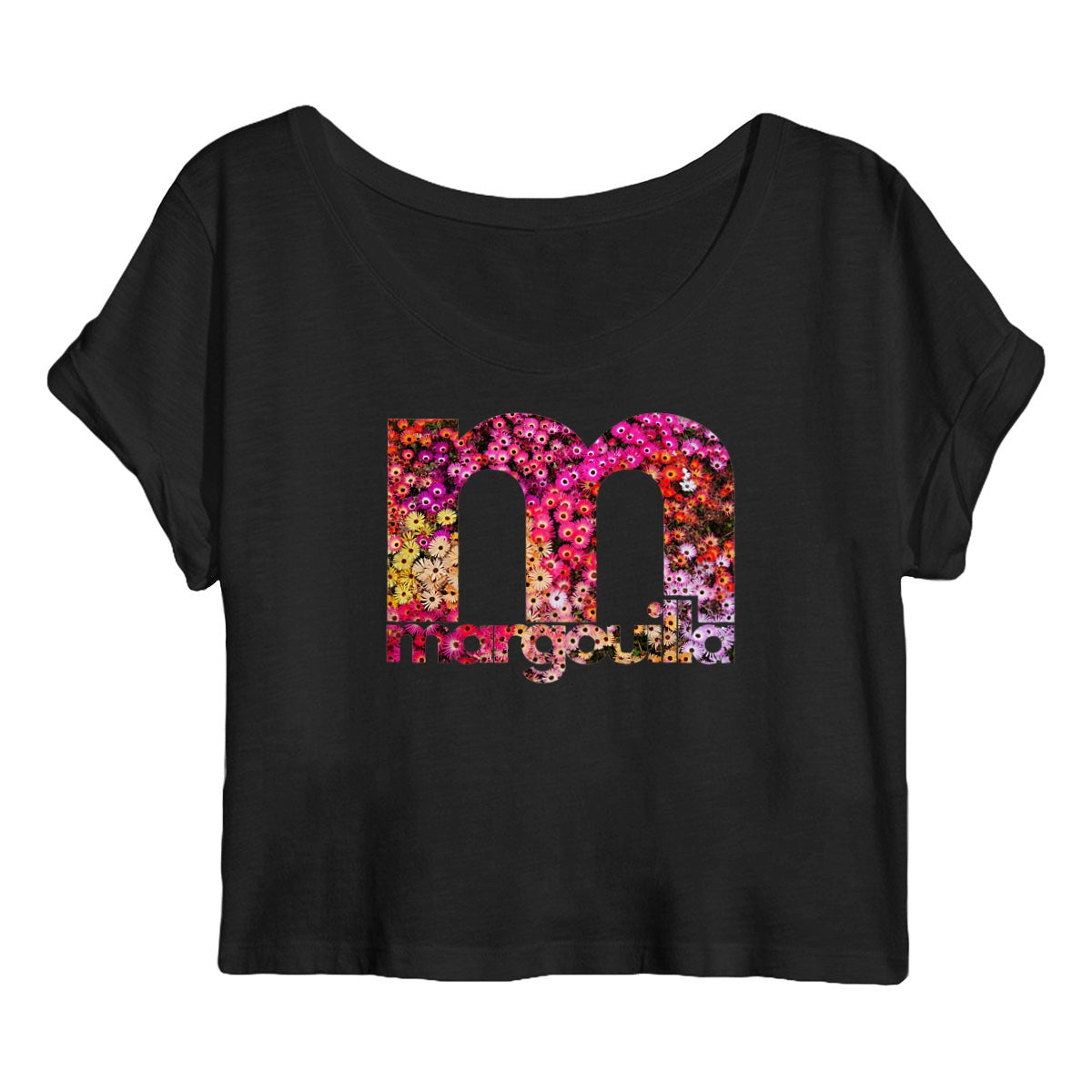 Crop top Femme 100% coton bio Floral