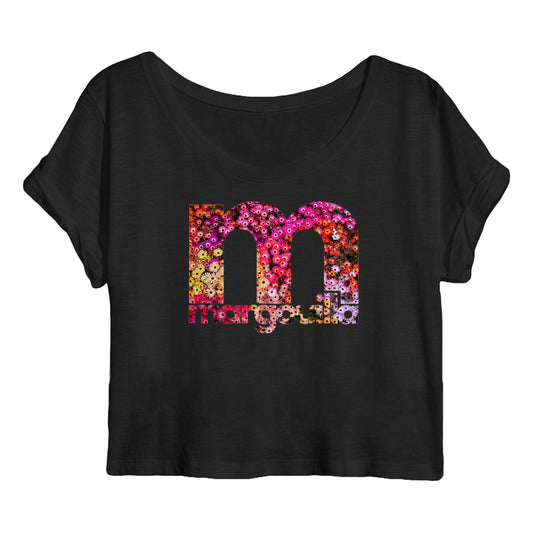 Crop top Femme 100% coton bio Floral