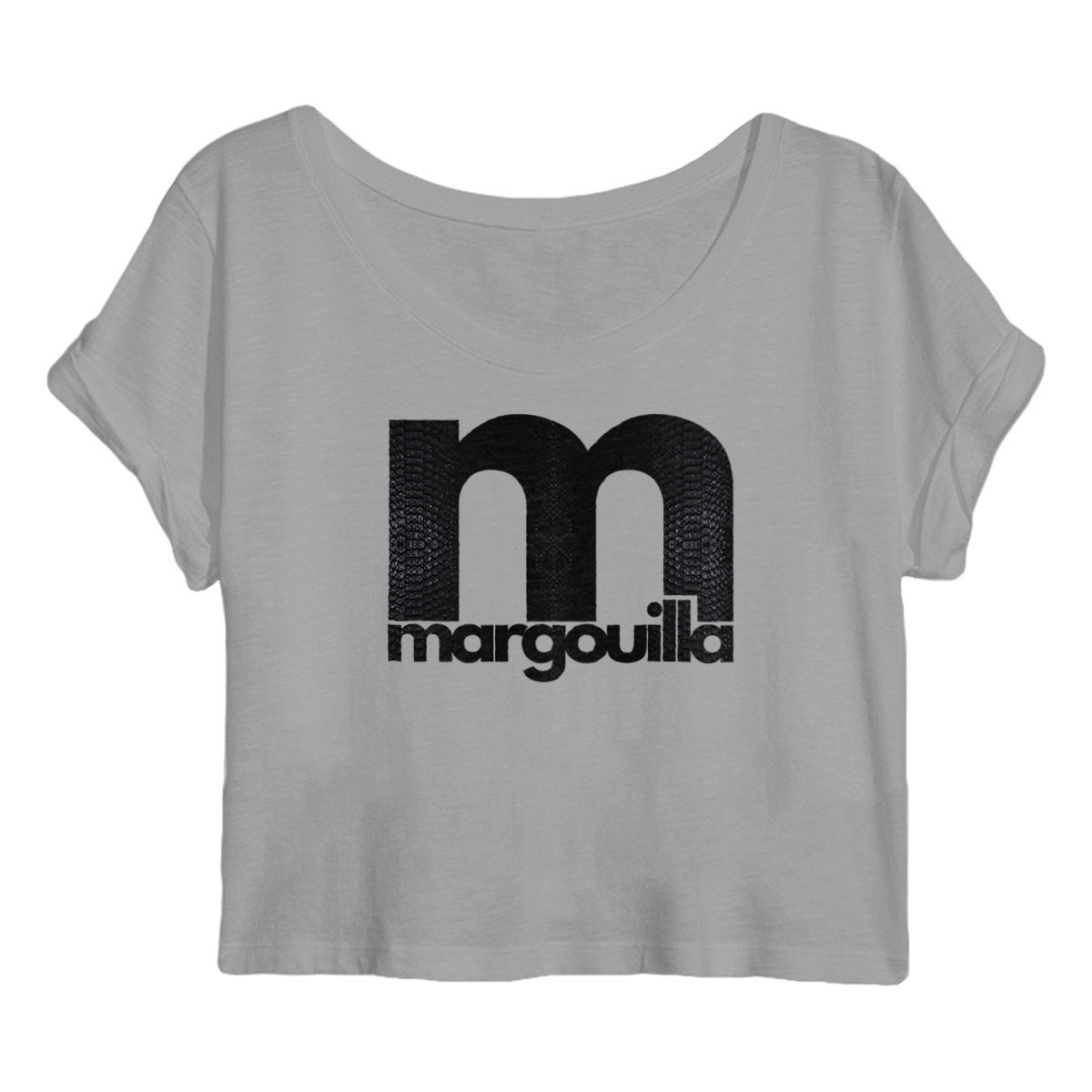 Crop top Femme 100% coton bio Black