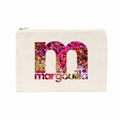 Pochette en coton recyclé - 100% Écologique et Pratique - Floral