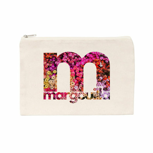 Pochette en coton recyclé - 100% Écologique et Pratique - Floral