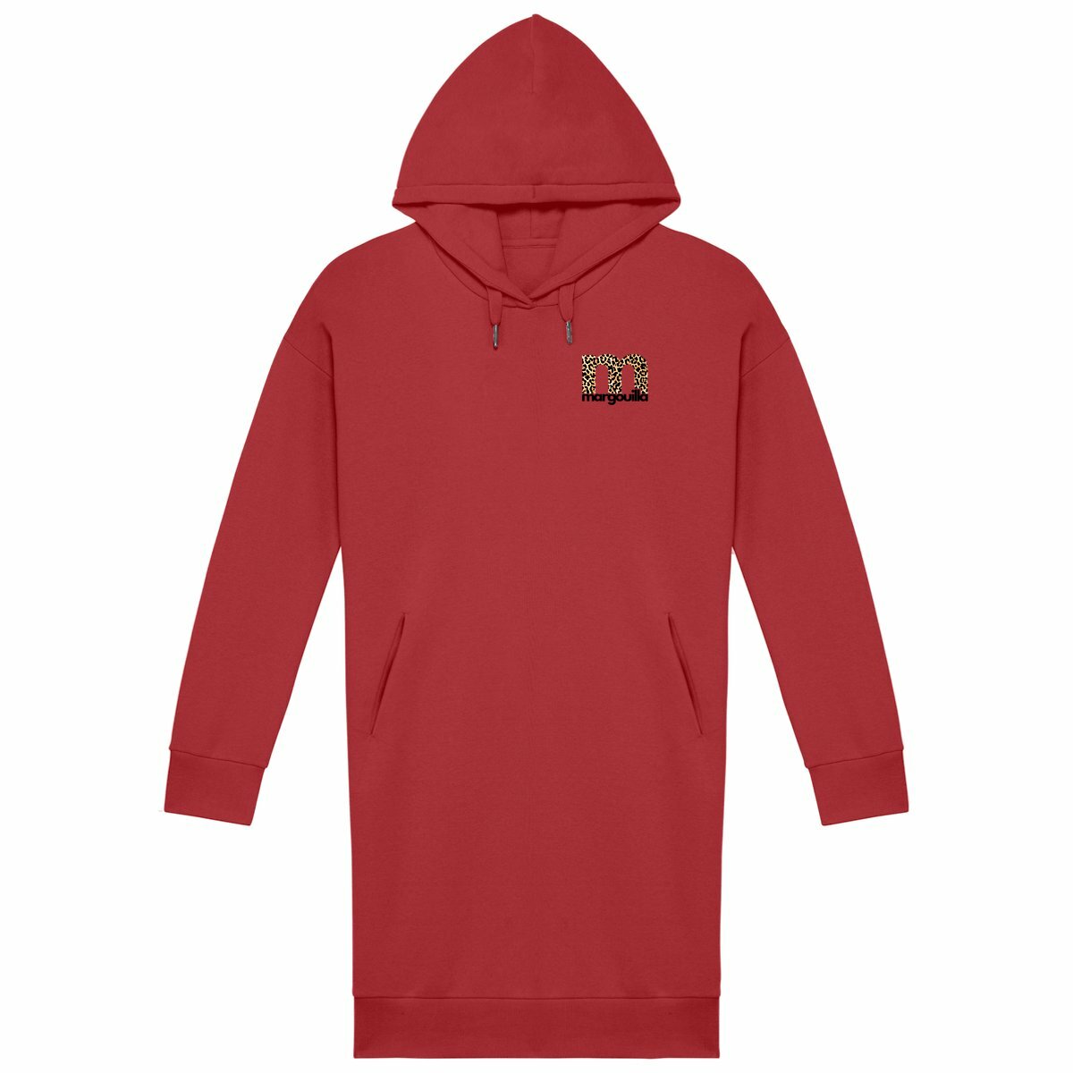 Robe Sweat Femme "margouilla léopard" - face_rouge