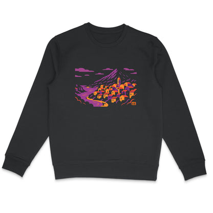 Sweat-shirt Léger  Écologique village d'hiver - face_0