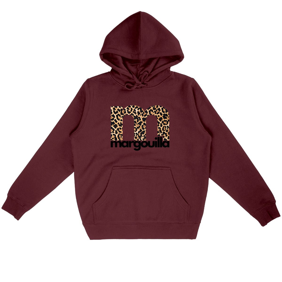 Sweat à capuche Léger écologique Léopard