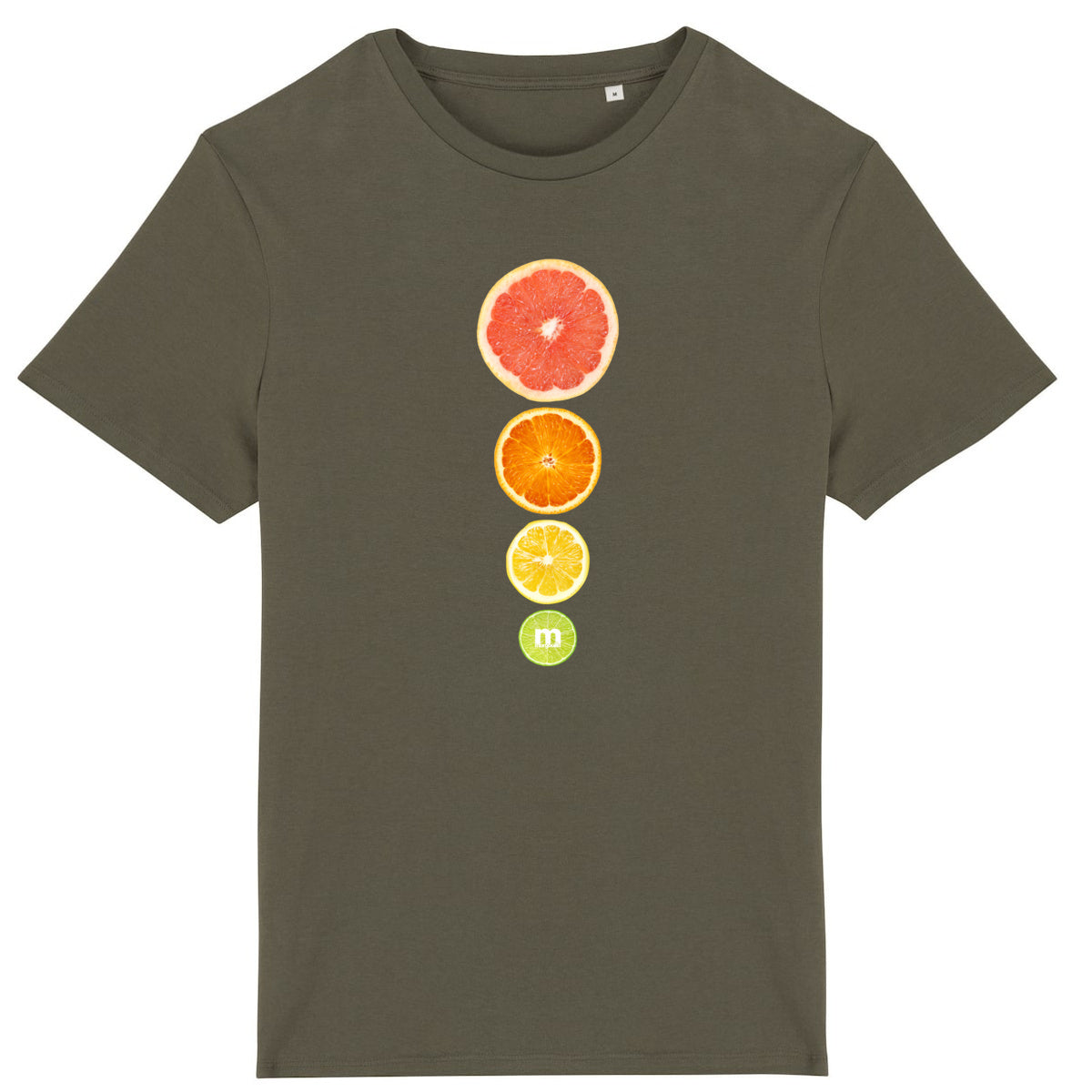 T-shirt  léger  100% coton bio Agrumes