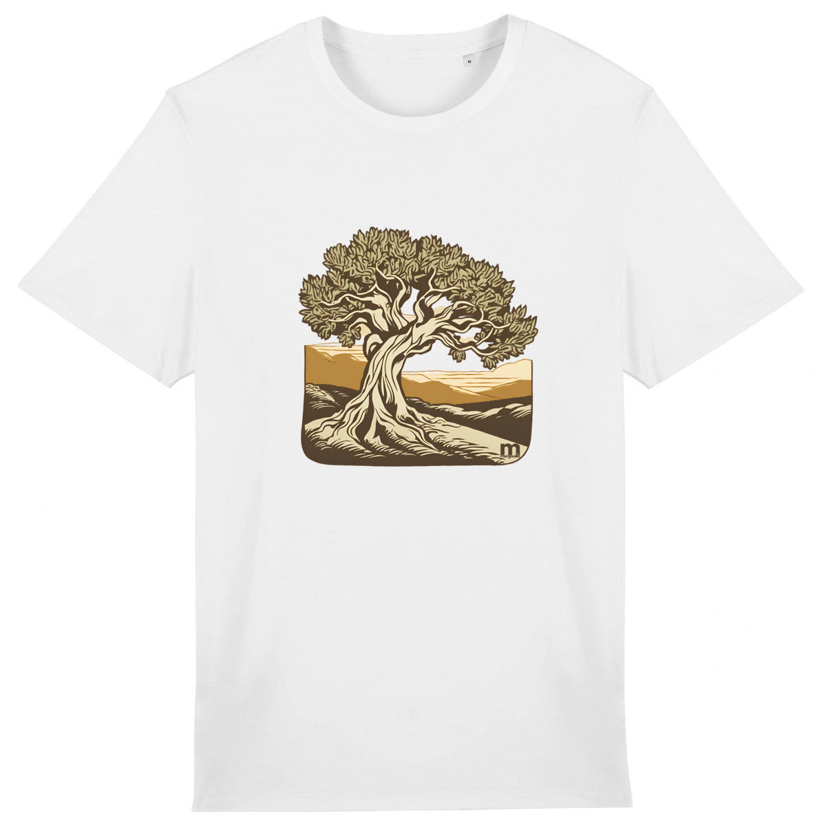 T-shirt  léger  100% coton bio Olivier