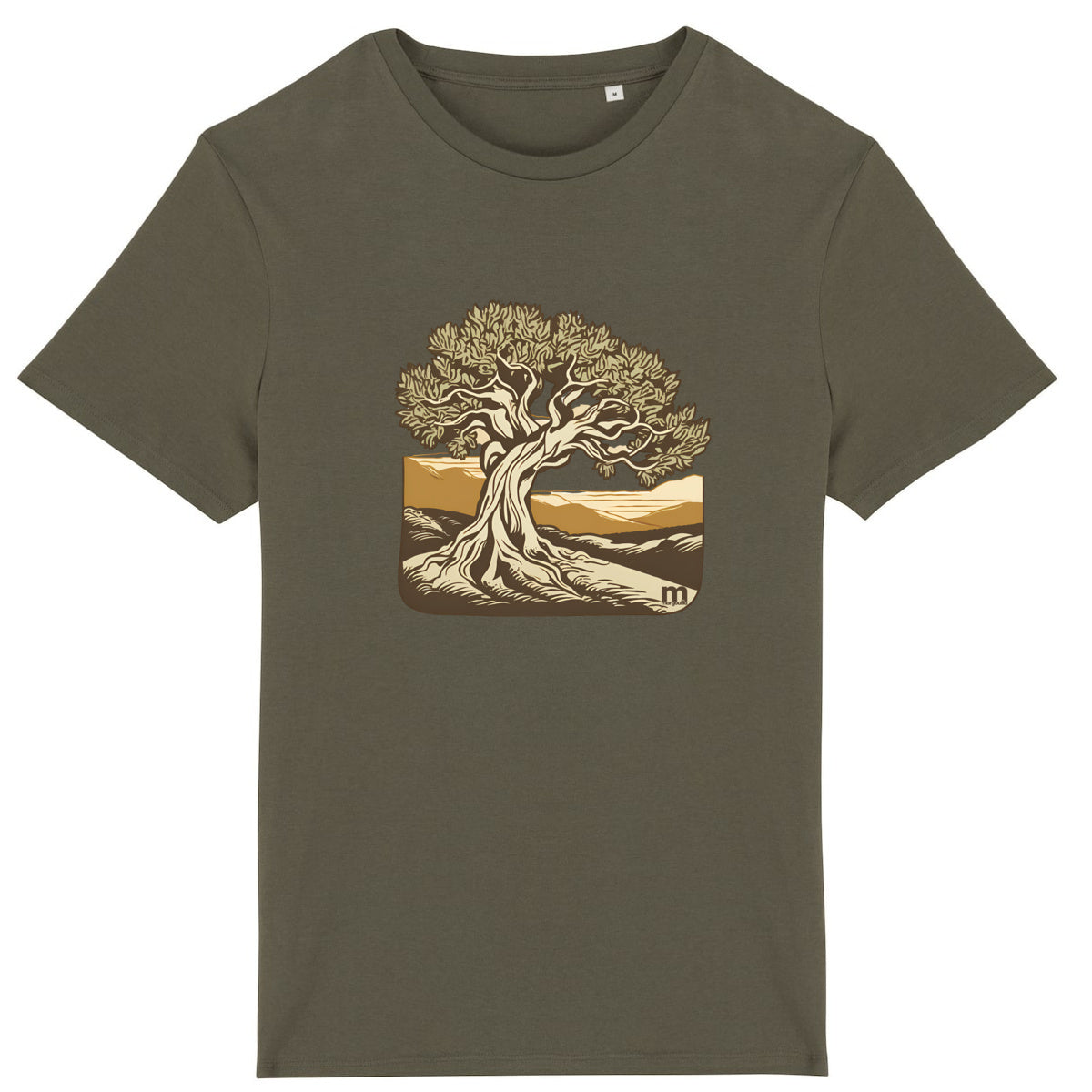 T-shirt  léger  100% coton bio Olivier