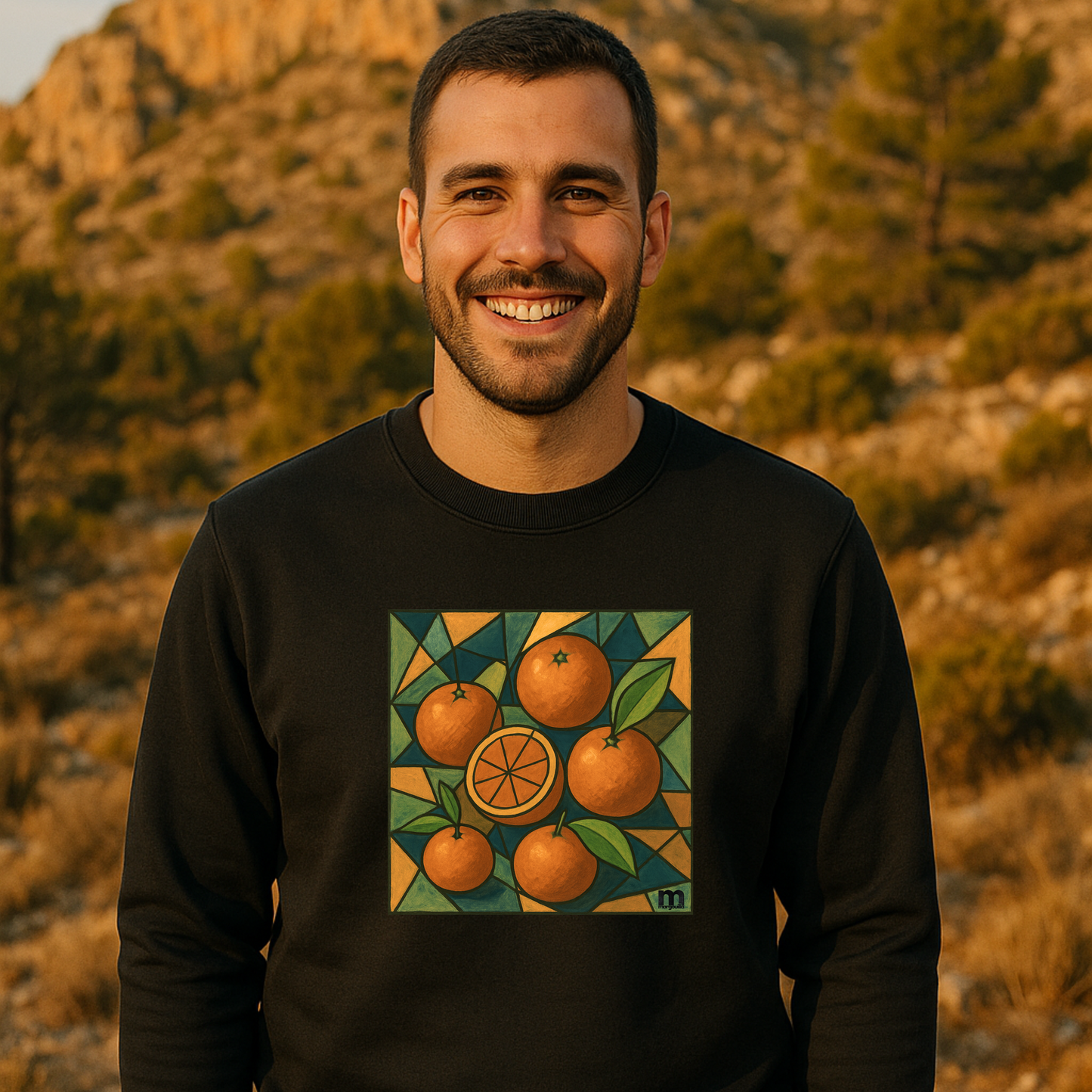 Sweat-shirt Léger  “Clémentines Corse”