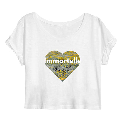 Crop top Femme 100% coton bio immortelle