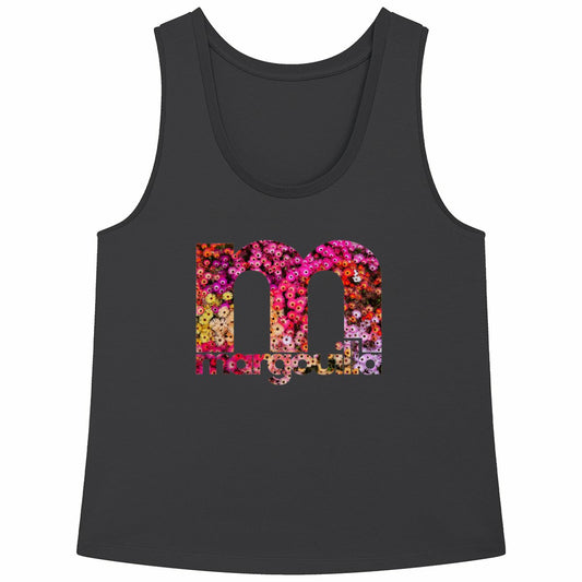 Débardeur Femme Ample - 100% Coton Bio Flottant Floral