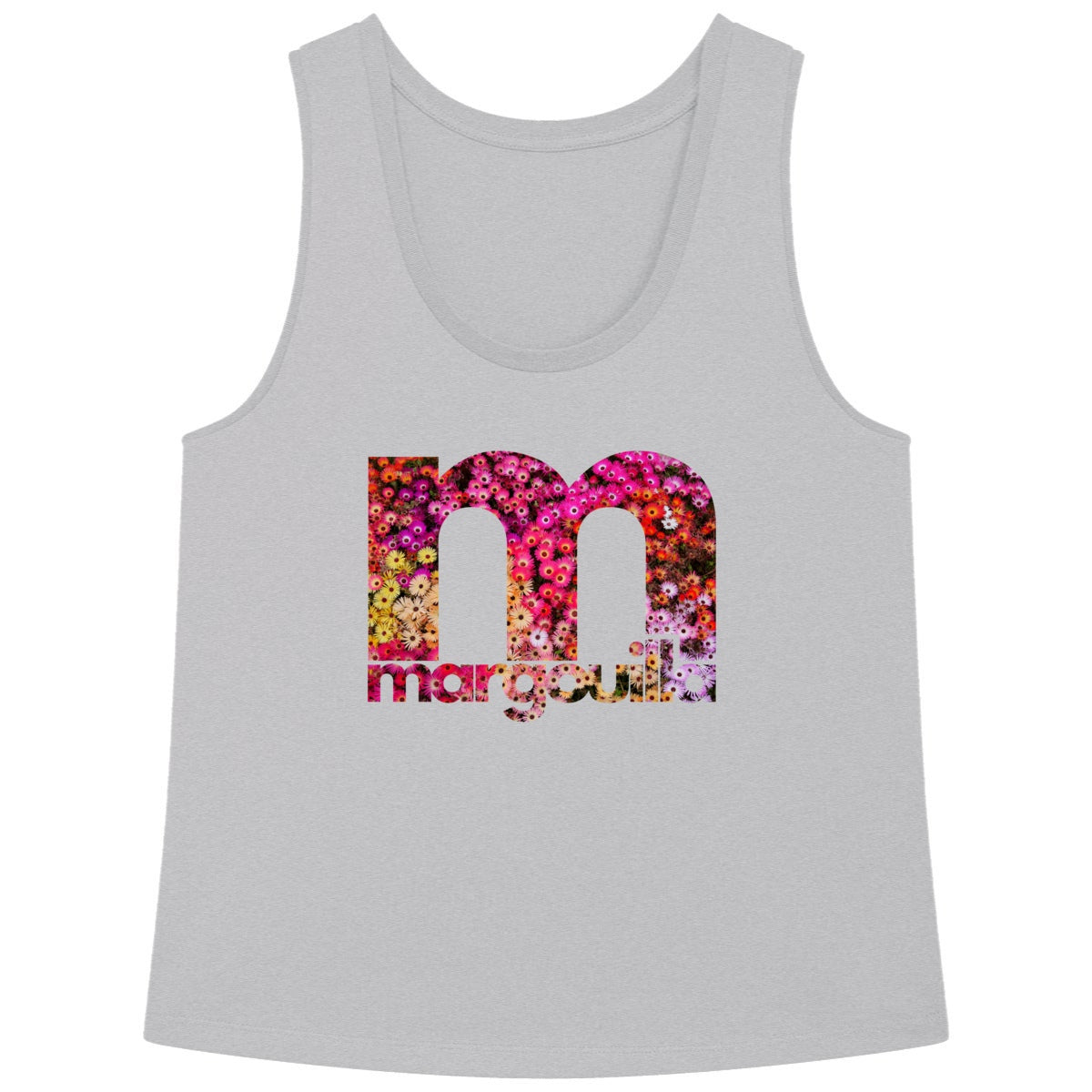 Débardeur Femme Ample - 100% Coton Bio Flottant Floral