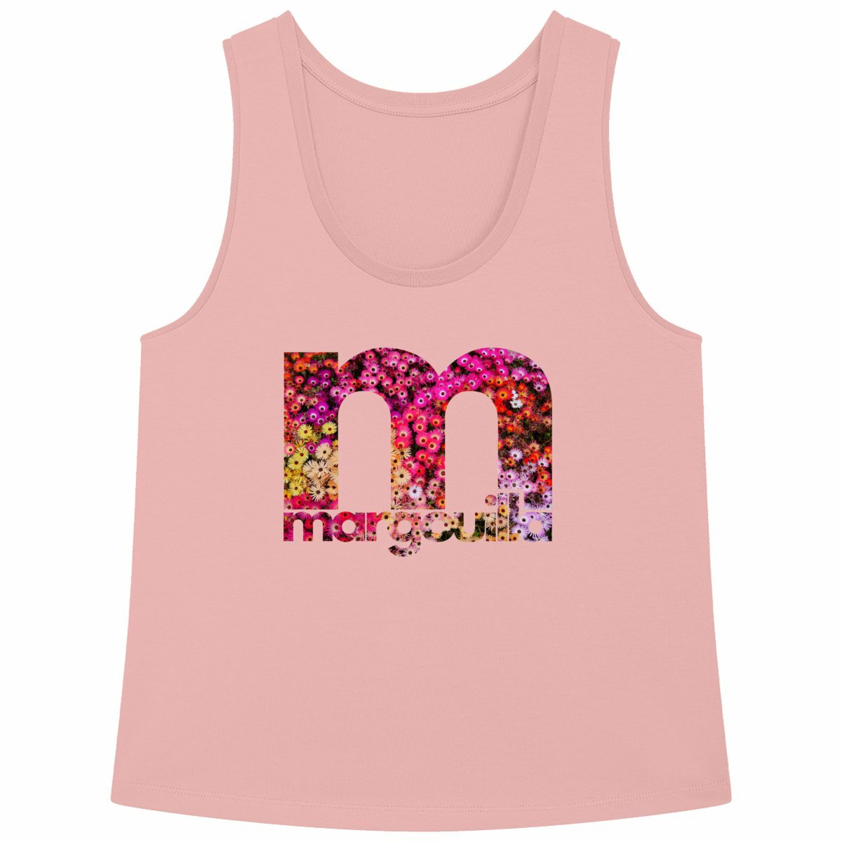 Débardeur Femme Ample - 100% Coton Bio Flottant Floral