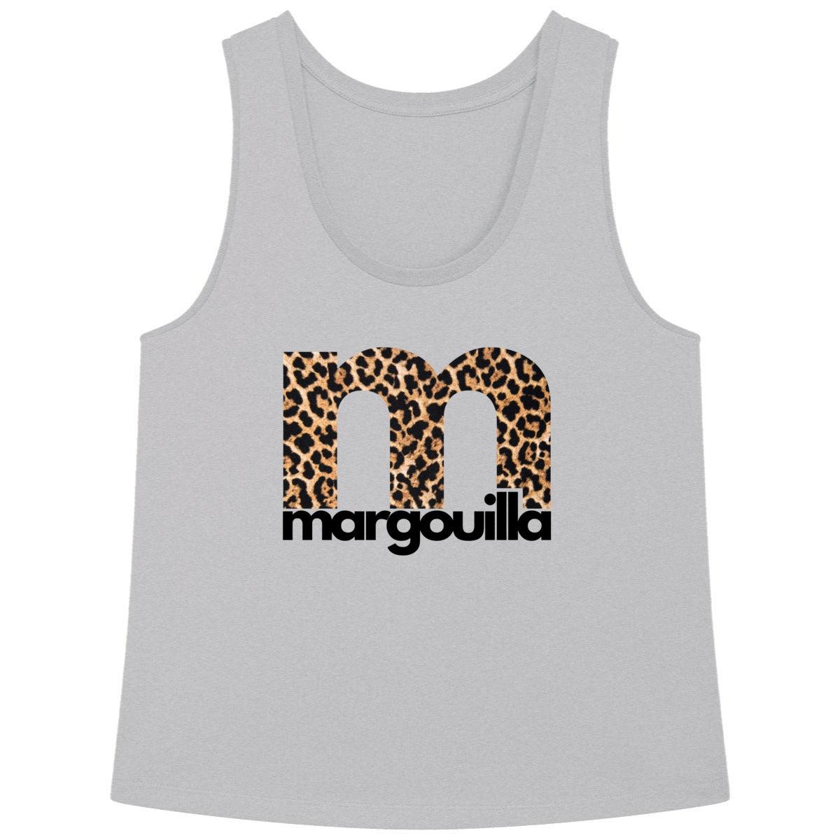 Débardeur Femme Ample - 100% Coton Bio Flottant Léopard