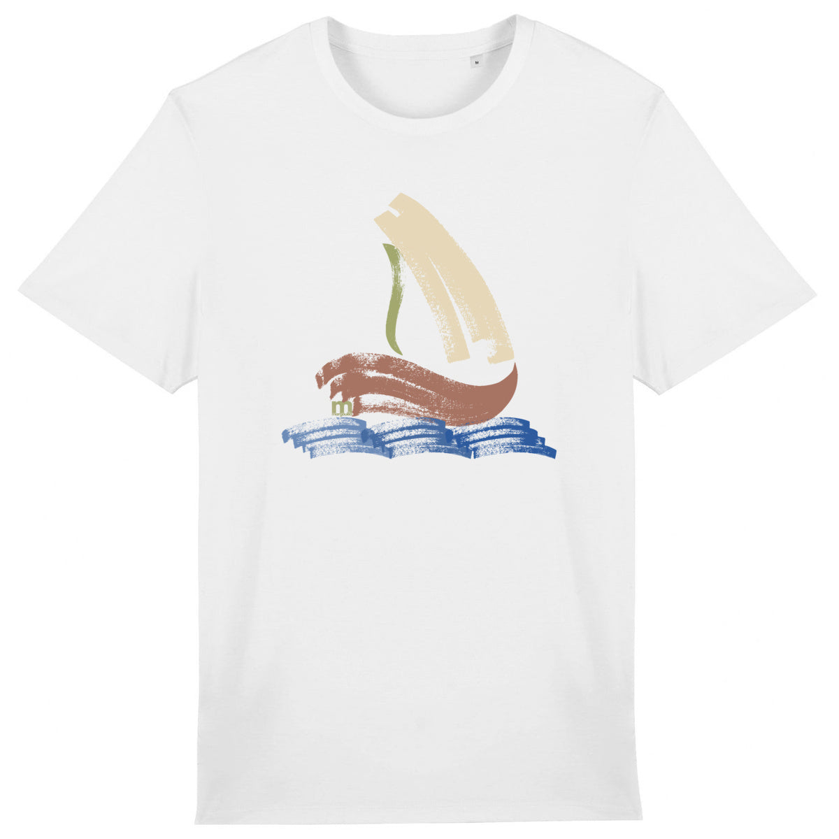 T-shirt  léger  100% coton bio voilier