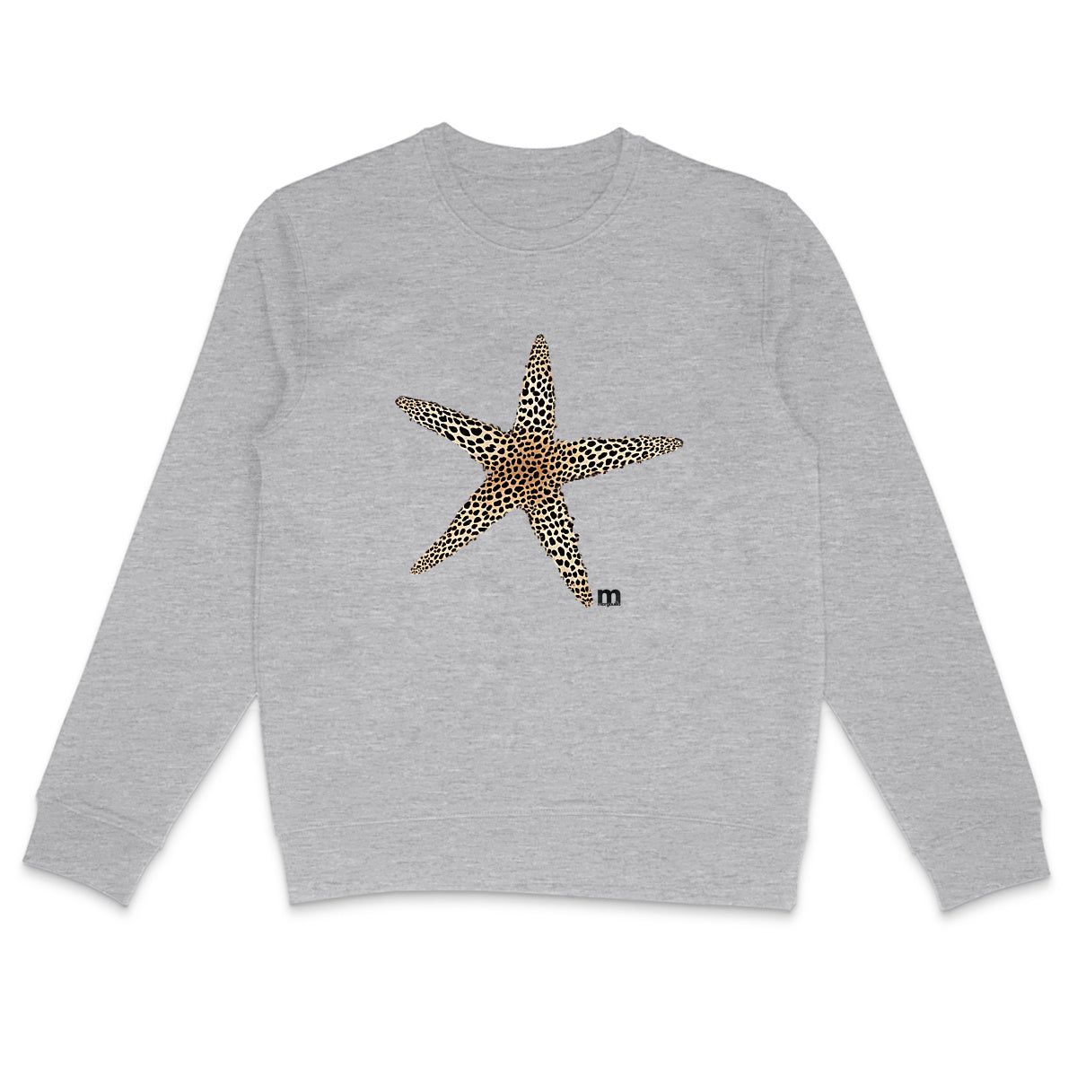 Sweat-shirt Léger femme  margouilla "étoile de mer" - face_2