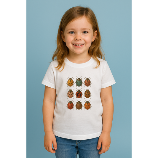 t-shirt margouilla enfant coccinelles