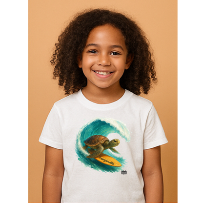 t-shirt margouilla enfant Tortue Surf