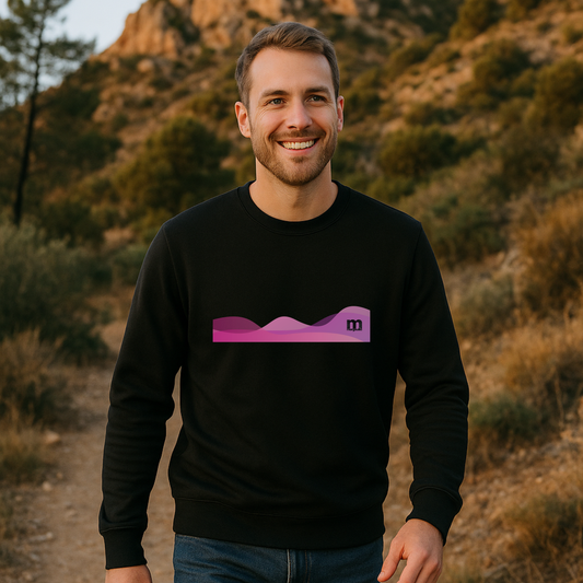 Sweat-shirt Léger margouilla   “Vagues d’Hiver”