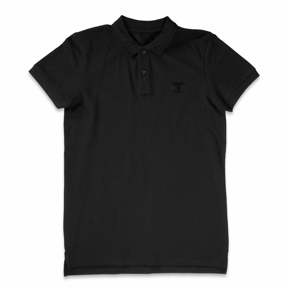 polo homme 100% coton bio noir