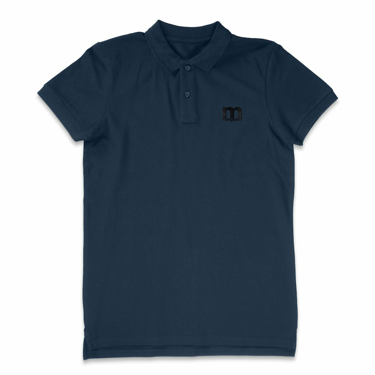 polo homme 100% coton bio marine
