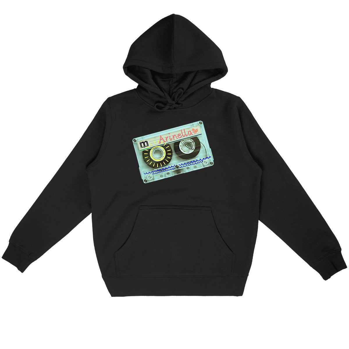 sweat capuche arinella noir