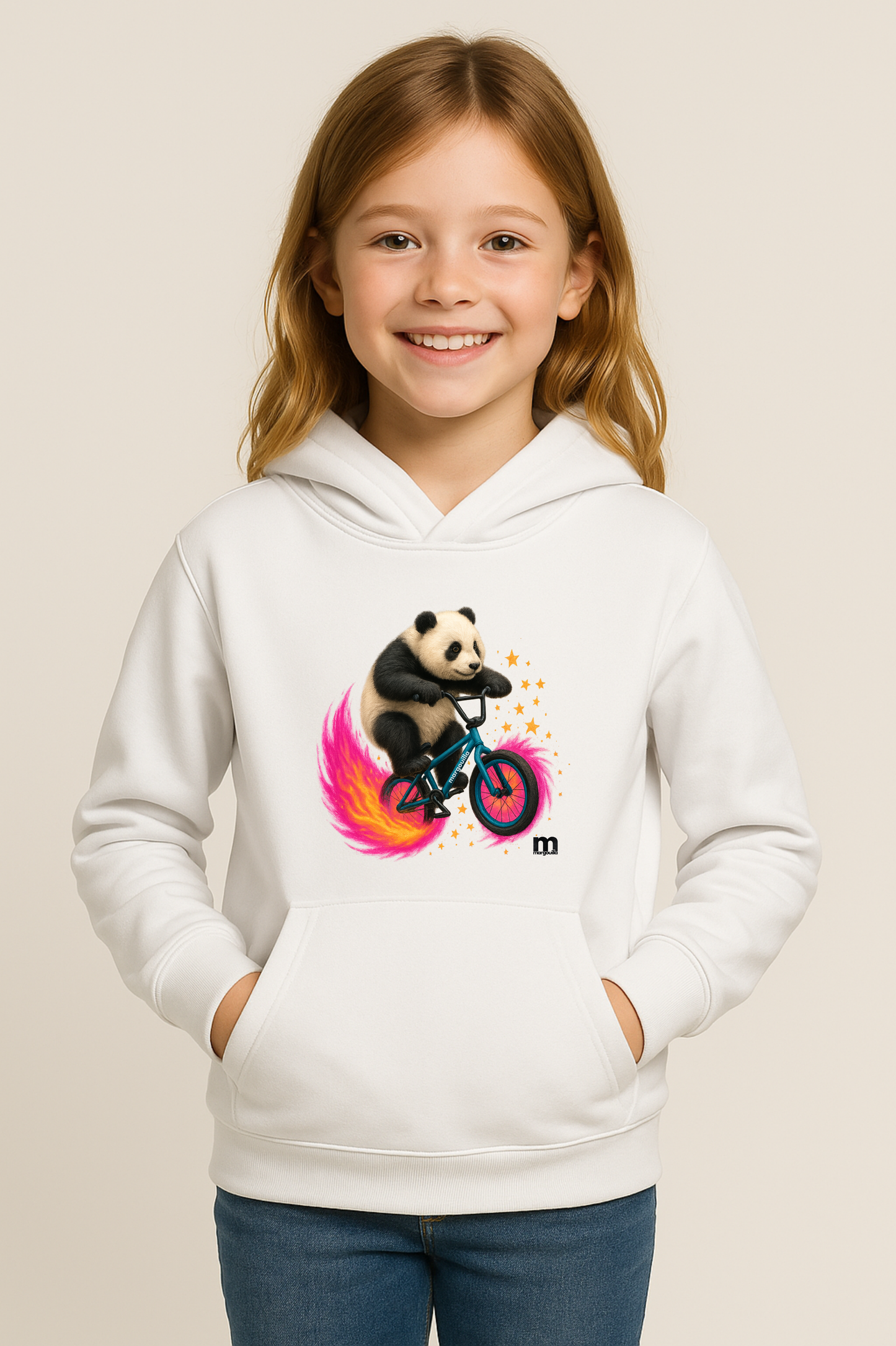 sweat capuche margouilla enfant model panda