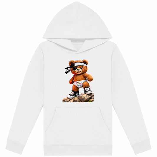sweat léger enfant à capuche margouilla pirate du soleil - face_blanc