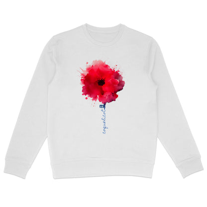 sweat leger femme margouilla coquelicot - face_0