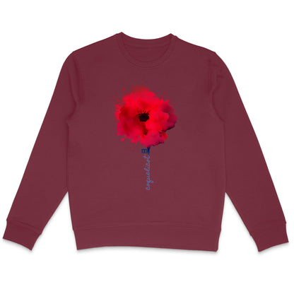 sweat leger femme margouilla coquelicot - face_4