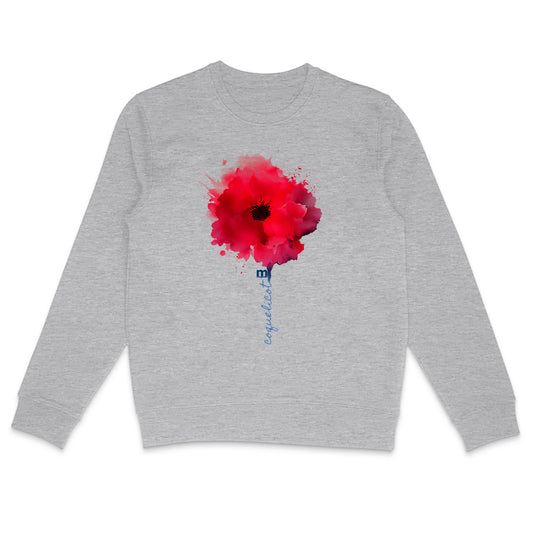 sweat leger femme margouilla coquelicot - face_2