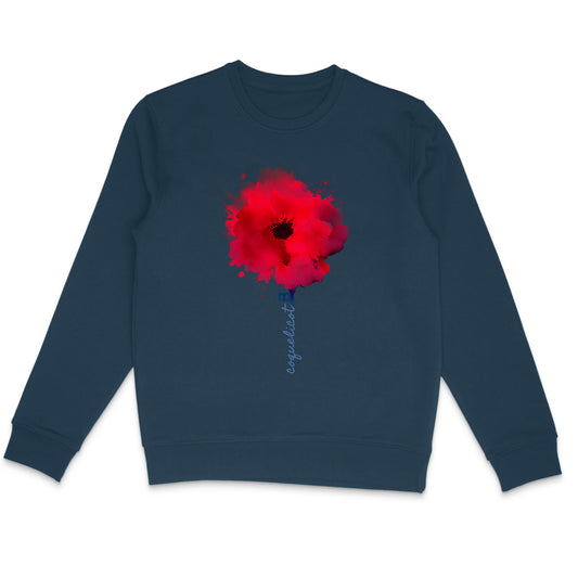 sweat leger femme margouilla coquelicot - face_3