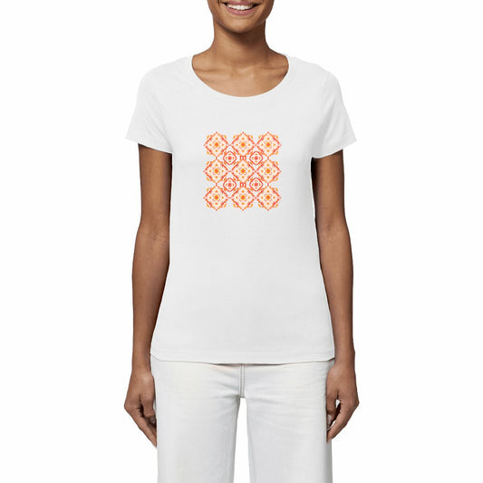 t-shirt_ margouilla femme leger coton bio blanc_mosaique