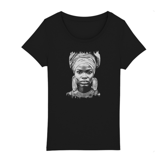 t-shirt_ margouilla femme leger coton bio portrait méditerranéen NB
