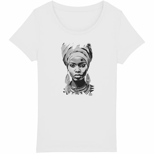 T-shirt Femme Léger 100% Coton Bio Portrait 1