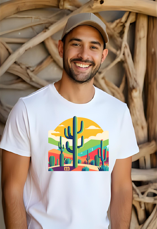 t-shirt_ margouilla homme leger coton bio cactus