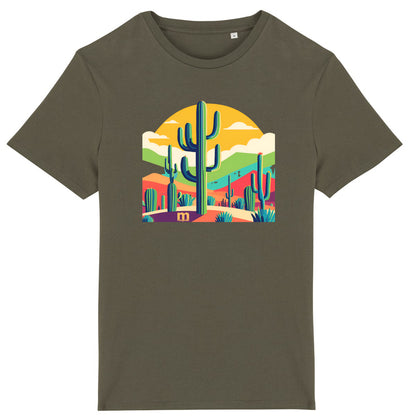 T-shirt  léger  100% coton bio Cactus