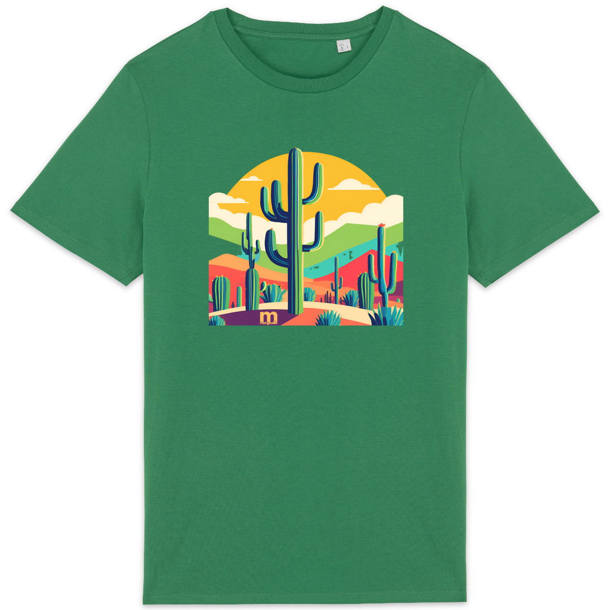 T-shirt  léger  100% coton bio Cactus