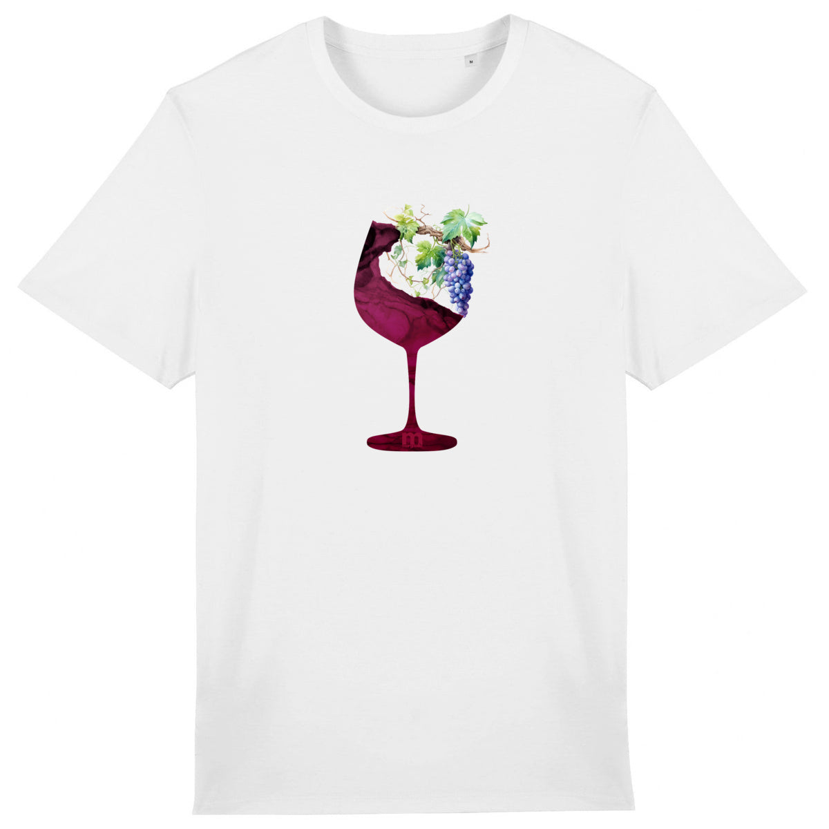 T-shirt  léger  100% coton bio Verre de vigne